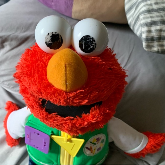 Learning ABC 123 Toy Doll Sesame Street Push Me Elmo Baby Kid - Picture 4 of 5
